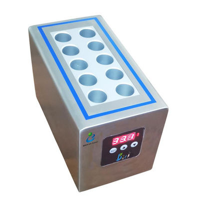Máy làm ấm ống di động cho 10 ống với 37°C trong 6 giờ và kiểm soát nhiệt độ ổn định