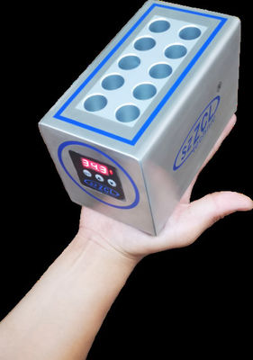 Máy làm ấm ống di động cho 10 ống với 37°C trong 6 giờ và kiểm soát nhiệt độ ổn định